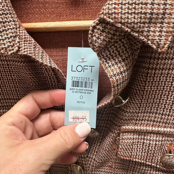 Loft  Brown Plaid Dress - Picture 5 of 10